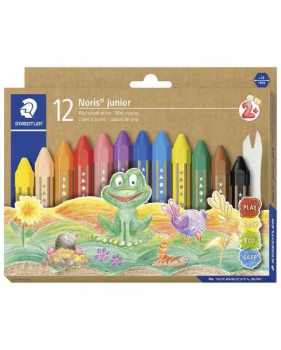 Creioane colorate Staedtler Noris Junior - 12 culori - 1