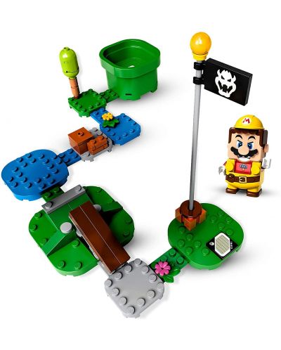 Pachet cu suplimente Lego Super Mario - Builder Mario (71373) - 3