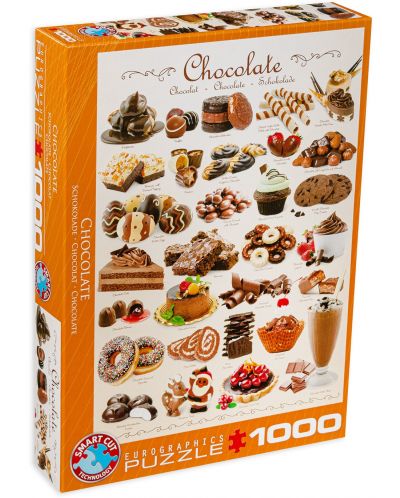 Puzzle Eurographics de 1000 piese – Ciocolata - 1