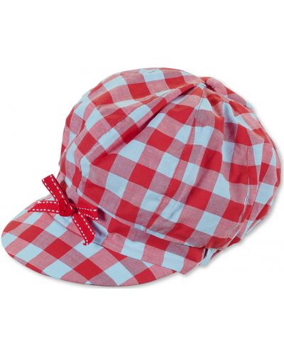 Pălărie de vară pentru copii cu protecție UV 50+ Sterntaler - Pătrat, 51 cm, roșu - 1