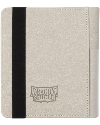 Portofoliu de cărți Dragon Shield Card Storage Folder Codex - Ashen White (80 buc.) - 2