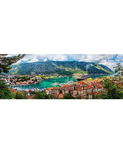 Puzzle panoramic Trefl de 500 piese - Kotor, Montenegro - 2