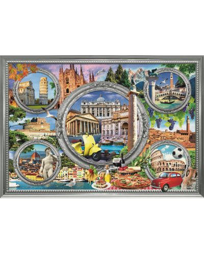 Puzzle Trefl de 1000 piese - Italia - 2