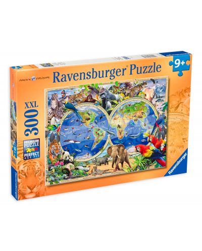 Puzzle Ravensburger de 300 XXL piese - Lumea salbatica - 1