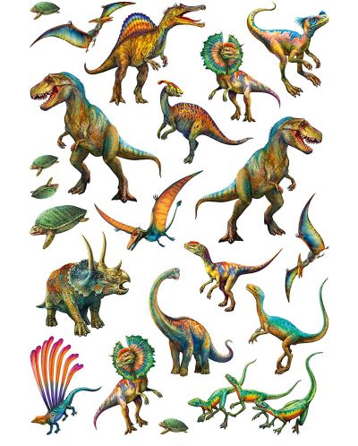 Puzzle Schmidt de 150 piese - Dinozauri, cu tatuaje - 3