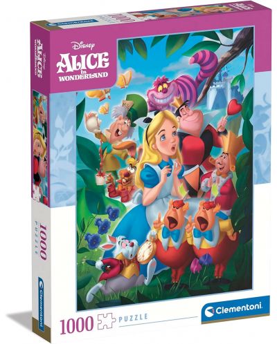 Puzzle Clementoni de 1000 de piese - Alice în Țara Minunilor - 1