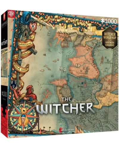 1000 de piese de puzzle cu pradă bună - The Witcher 3: Regatele Nordului - 1
