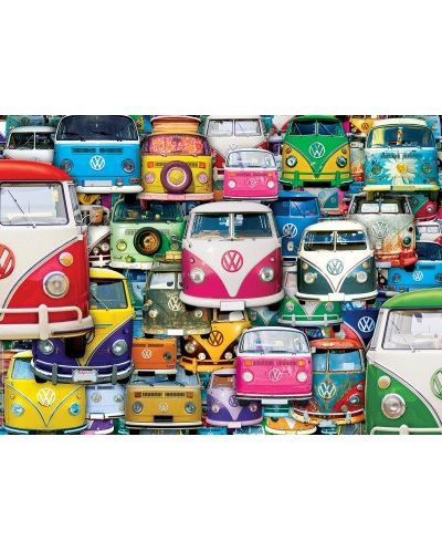 Puzzle Eurographics de 1000 piese - Funky Colectie de Volkswagen - 2