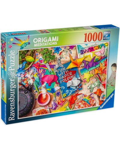 1000 piese puzzle Ravensburger - Origami - 1