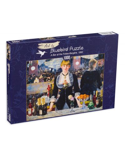 Puzzle Bluebird de 1000 piese - A Bar at the Folies-Bergère, 1882 - 1