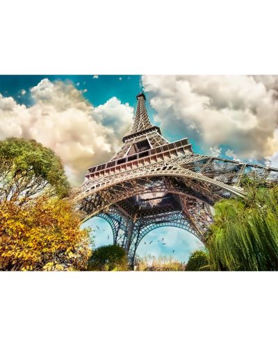 Puzzle Trefl din 1000 piese - Turnul Eiffel din Paris, Franța  - 2