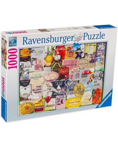 Puzzle Ravensburger 1000 de piese - Colectia de vinuri - 1
