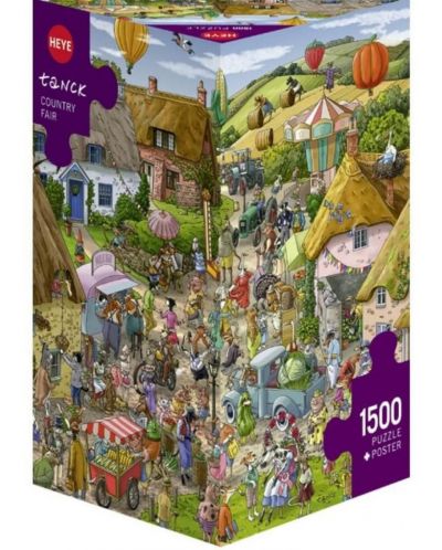 Puzzle Heye de 1500 piese - Un oras de poveste - 1