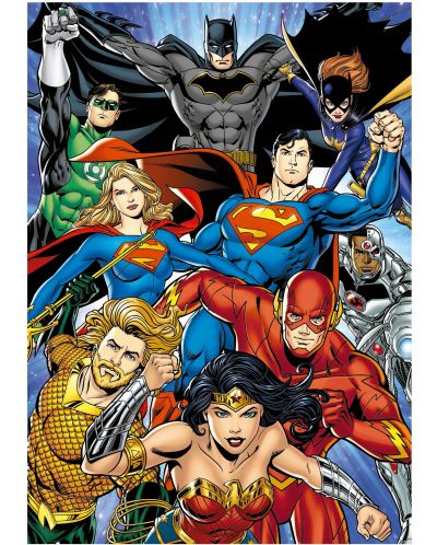 Puzzle Educa 1000 de piese - DC Comics: Liga Dreptății  - 2