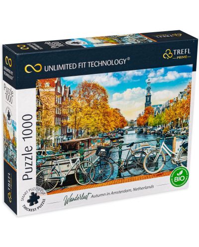 Puzzle Trefl de 1000 de piese- Toamna la Amsterdam, Olanda - 1
