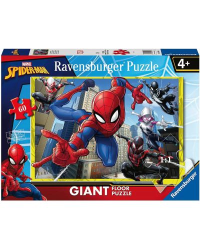 Puzzle de podea Ravensburger din  60 piese - Spiderman - 1