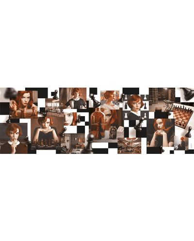 Puzzle panoramic Clementoni din 1000 de piese - Jocul de șah al doamnelor - 2