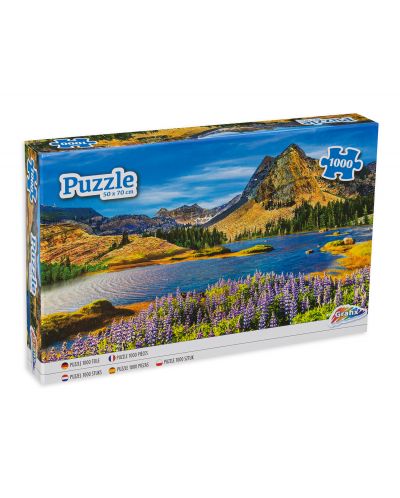 Puzzle Grafix din 1000 de piese - Vedere la lac - 1