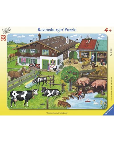 Puzzle Ravensburger de 33 piese - Animal families - 1