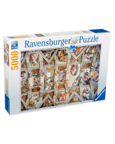 Puzzle Ravensburger de 5000 piese - Capela Sixtina - 1