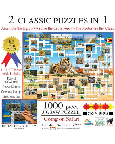 Puzzle SunsOut din 1000 de piese - Safari - 1