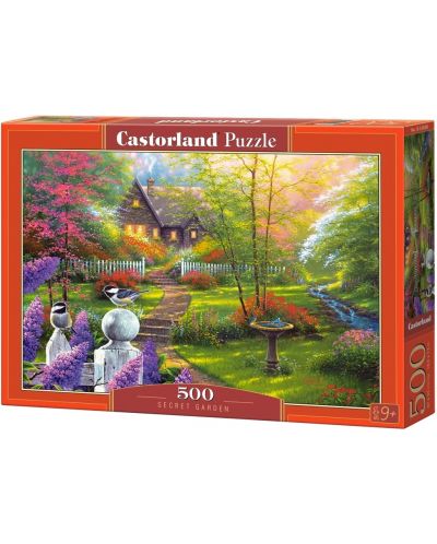 Puzzle Castorland din 500 de piese - Grădină secretă - 1