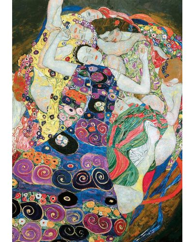 Puzzle Educa din 2 x 1000 de piese - Sarutul si Fecioara de Gustav Klimt - 3