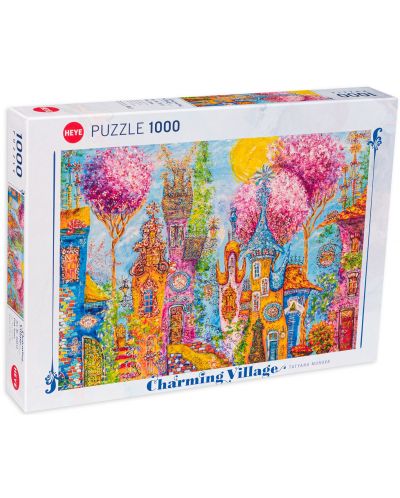 Puzzle Heye din 1000 de piese - Copaci roz - 1