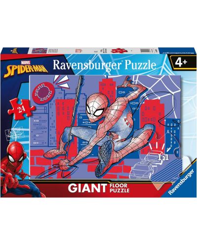 Puzzle de podea Ravensburger din  24 piese - Spiderman - 1