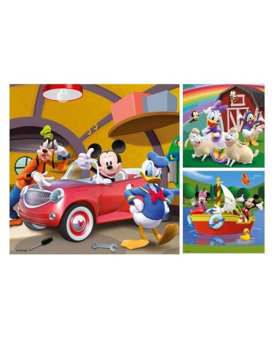 Puzzle  Ravensburger 3 x 49 piese - Clubul lui Mickey Mouse - 2