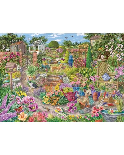 Gibsons 1000 piese puzzle - Grădină înfloritoare - 2