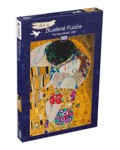 Puzzle  Bluebird de 1000 piese - The Kiss (detail), 1908 - 1