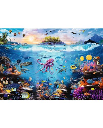 Puzzle Trefl din 13 500 de piese - Scufundări în paradisul