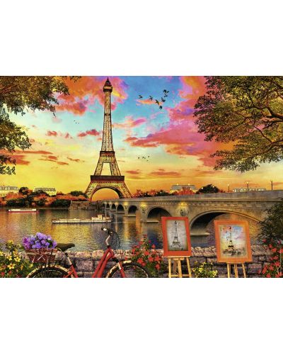 Puzzle Educa din 3000 de piese - Apus in Paris - 2