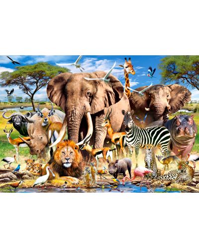 Puzzle Castorland de 1500 piese - Animalele in Savana - 2