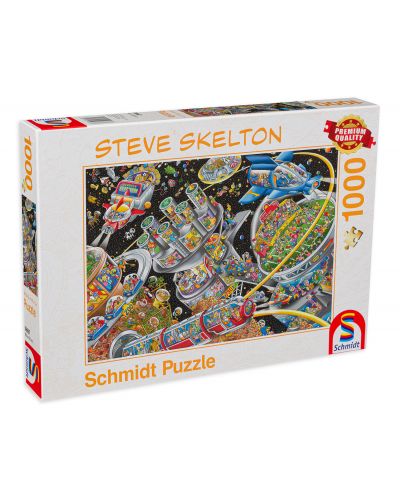 Puzzle Schmidt de 1000 de piese - Colonie spațială - 1