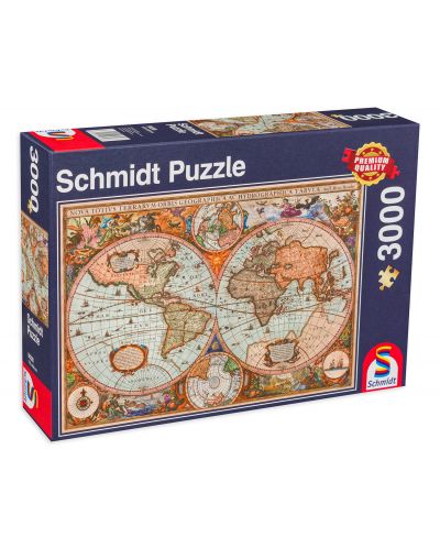 Puzzle Schmidt de 3000 piese - Ancient World Map - 1