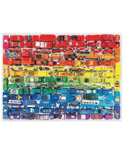Puzzle Galison de 1000 piese - Rainbow Toy Cars  - 2