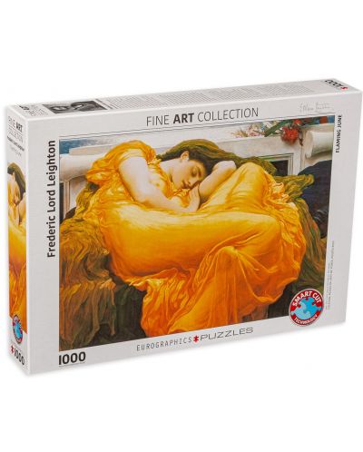 Puzzle Eurographics de 1000 piese – Flaming June, Frederick Lord Leighton - 1
