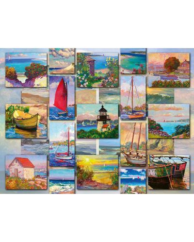 Puzzle Ravensburger de 1500 piese - Coastal Collage - 2