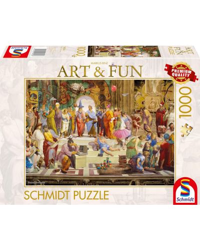 Puzzle Schmidt de 1000 de piese - Școala din Atena 2024 - 1