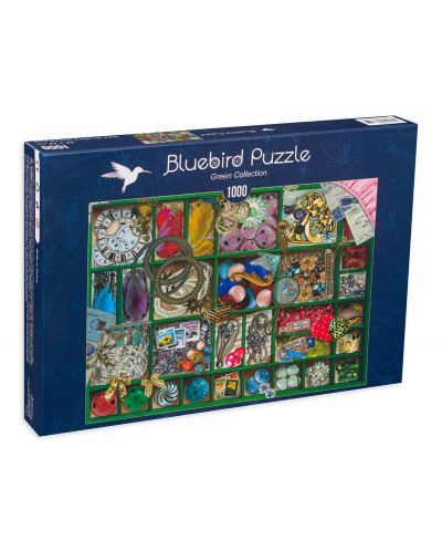 Puzzle Bluebird de 1000 piese -  Green Collection - 1