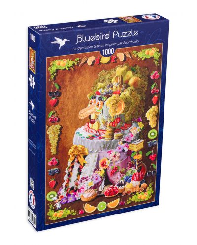 Puzzle Bluebird din 1000 de piese - Cântăreața Cake inspirată de Arcimboldo - 1
