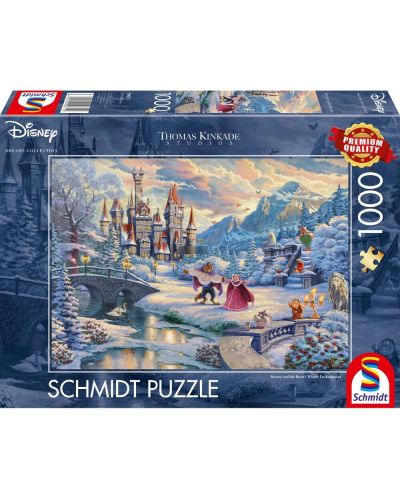 Puzzle Schmidt de 1000 piese - Frumoasa si Bestia - 1