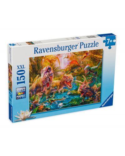 Puzzle Ravensburger din 150 XXL de piese - Dinozauri - 1