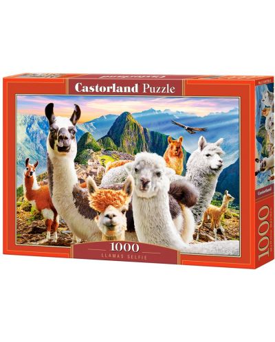 Castorland 1000 piese puzzle - Llama Selfie - 1