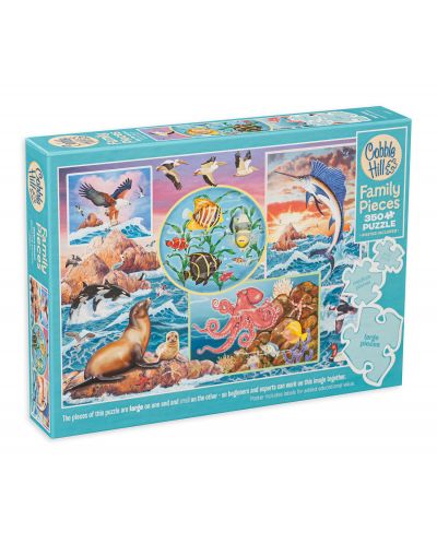 Puzzle Cobble Hill de 350 de piese XXL - Magic of the Ocean - 1