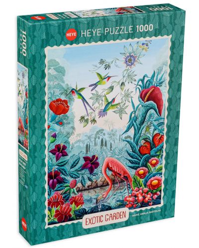 Puzzle Heye de 1000 piese - Exotic Garden Bird Paradise - 1