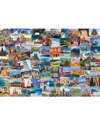 Puzzle Eurographics de 2000 piese - Obiective turistice - 2