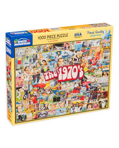 Puzzle White Mountain de 1000 piese - The 1970's  - 1